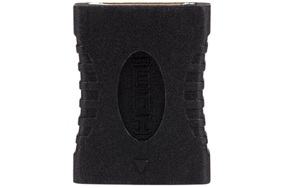 Maplin Premium HDMI Female to HDMI Female Coupler - Black