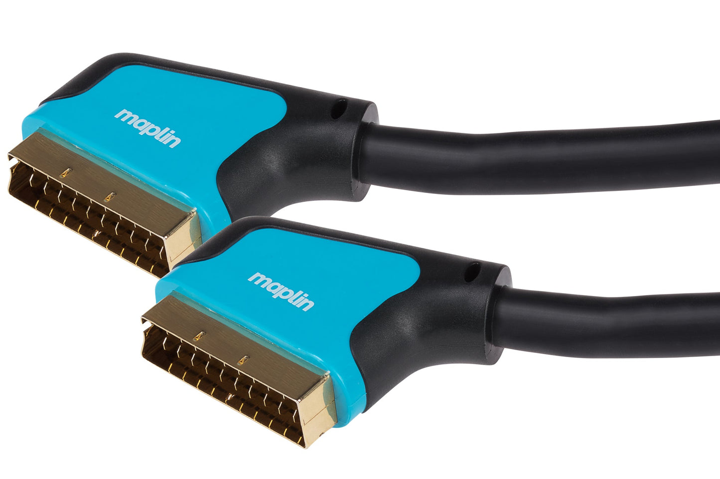 Maplin Premium 21 Pin Connector SCART Cable - Black, 3m - maplin.co.uk