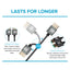Maplin HDMI to HDMI 8K Ultra HD Coiled Cable - Black, 1m