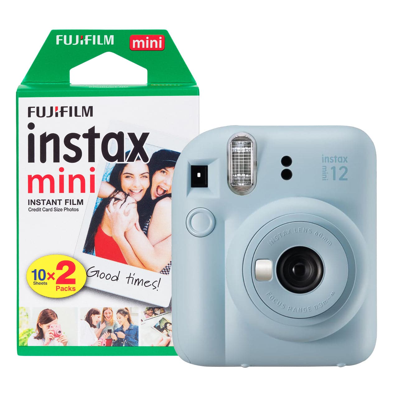 Fujifilm Instax Mini 12 Instant Camera - Pastel Blue - maplin.co.uk