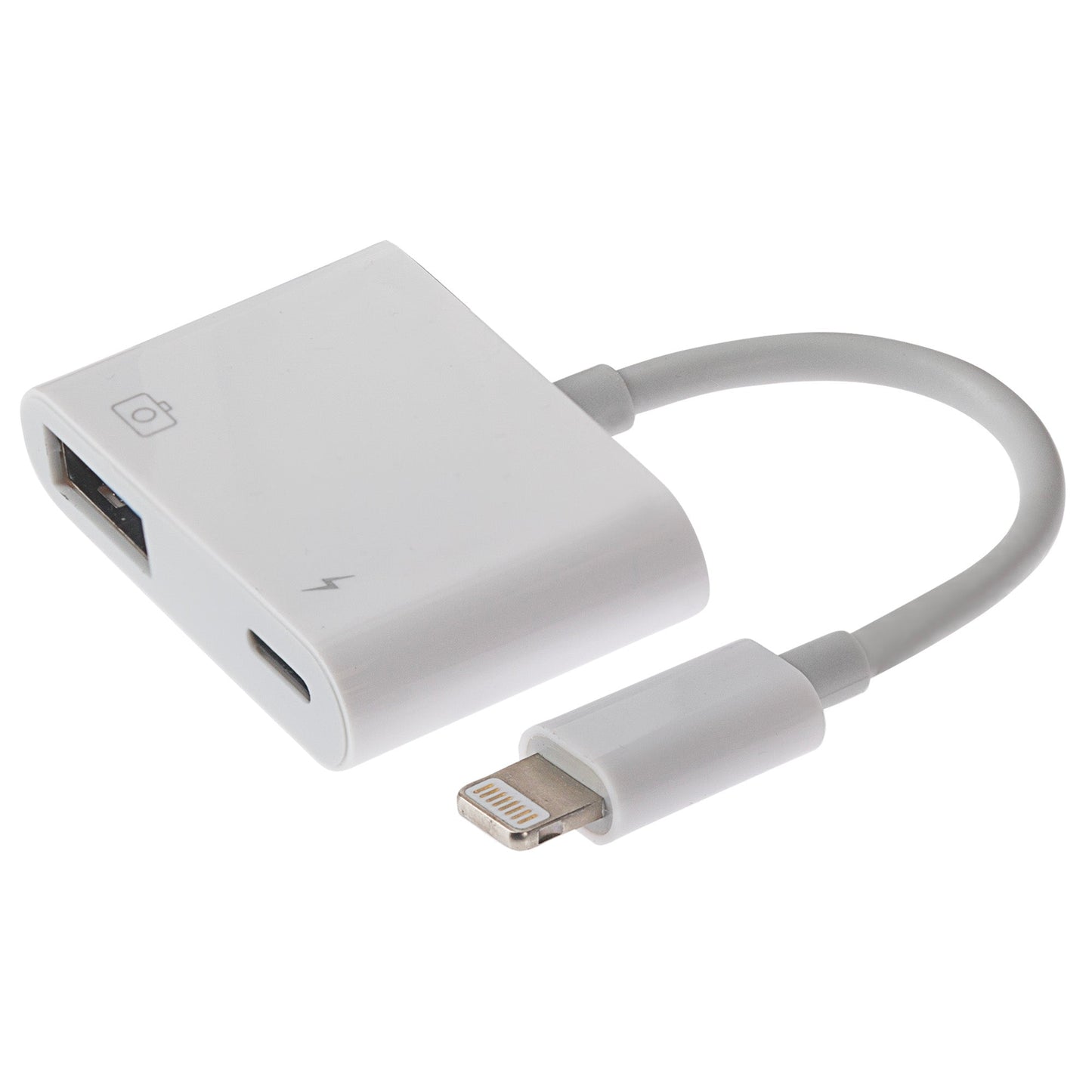 Maplin Lightning to USB-A / Lightning Charging Port Adapter - maplin.co.uk