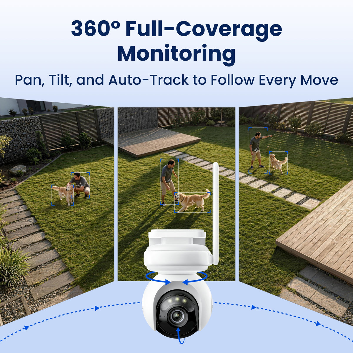 Reolink Altas Series 4K 360° PT Battery WiFi Outdoor Security Camera with Solar Panel