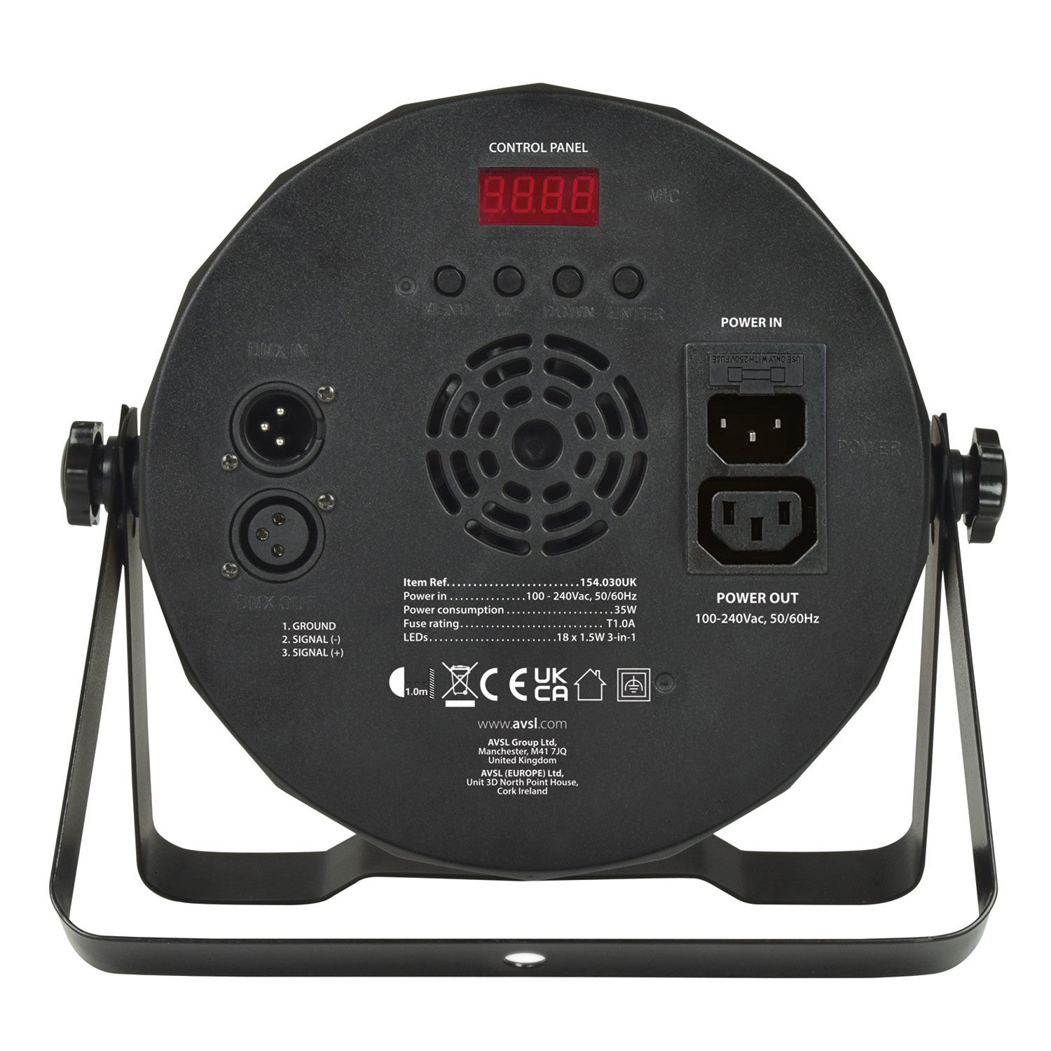 QTX PAR-100 High Power 3-in-1 LED Plastic PAR Can