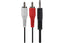 Maplin 3.5mm Aux Stereo 3-Pole Jack Plug to Twin RCA Phono Cable - Black - maplin.co.uk