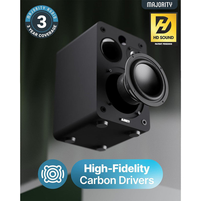 Majority D70X Active Bluetooth Bookshelf Speakers