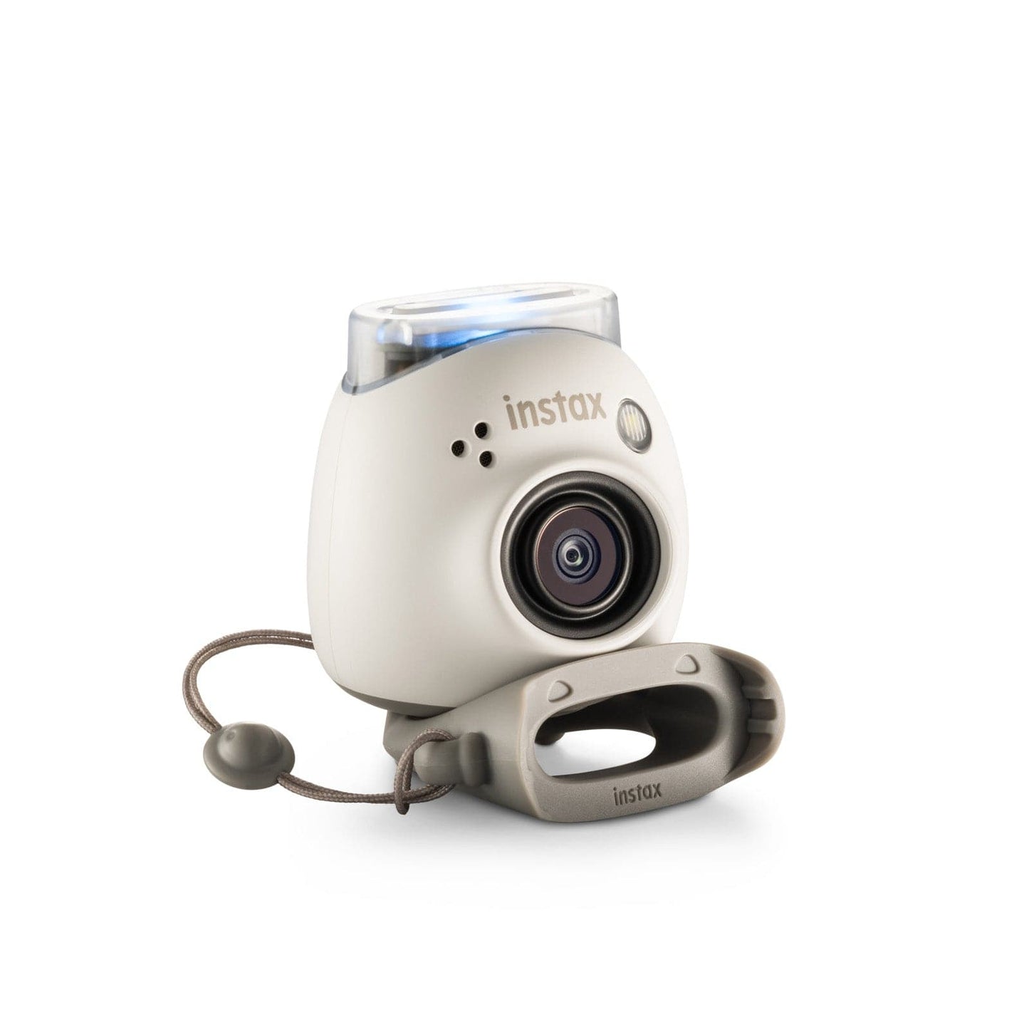 Fujifilm Instax PAL Digital Camera with Mini Link 2 Printer Bundle - Clay White