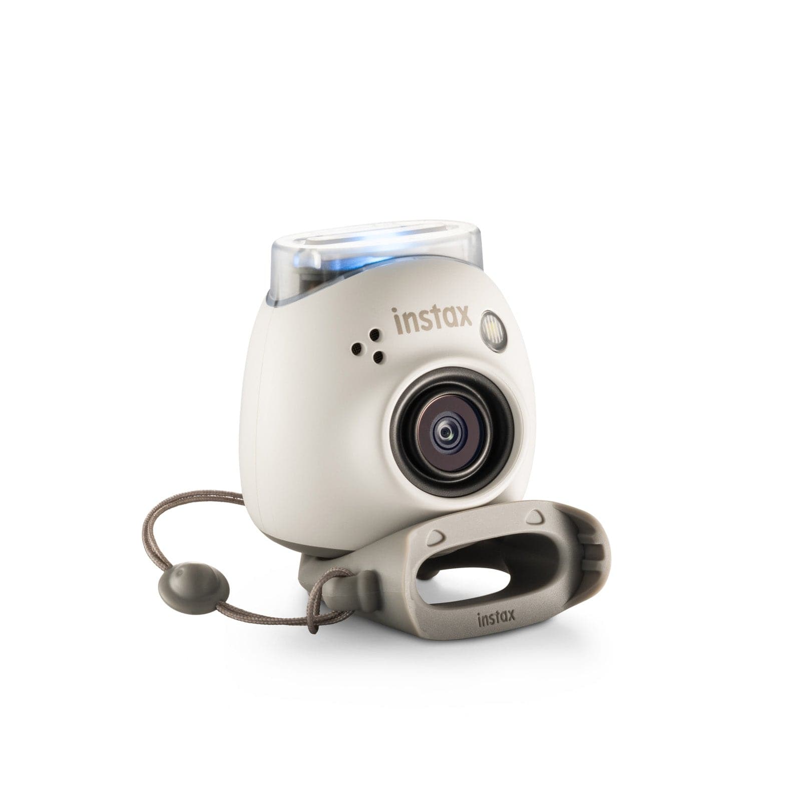 Fujifilm Instax PAL Digital Camera with Mini Link 2 Printer Bundle - Clay White