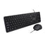 V7 USB Wired Keyboard & Mouse Set