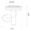 4lite Antheia Solar IP54 Die-Cast Aluminium LED Outdoor Wall Light with Built in PIR Motion Sensor