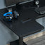 Maplin Plus L-Shaped 145 x 81 x 76cm Gaming Desk with Cable Management - Black - maplin.co.uk