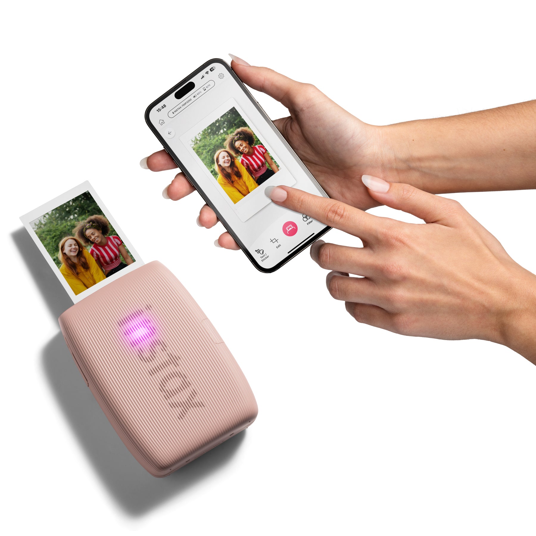 Fujifilm Instax Mini Link 3 Wireless Smartphone Photo Printer - Rose Pink