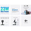 Microdia SNAPStation Plus 23W 4-in-1 MagSafe Magnetic Wireless Charging Station - Black