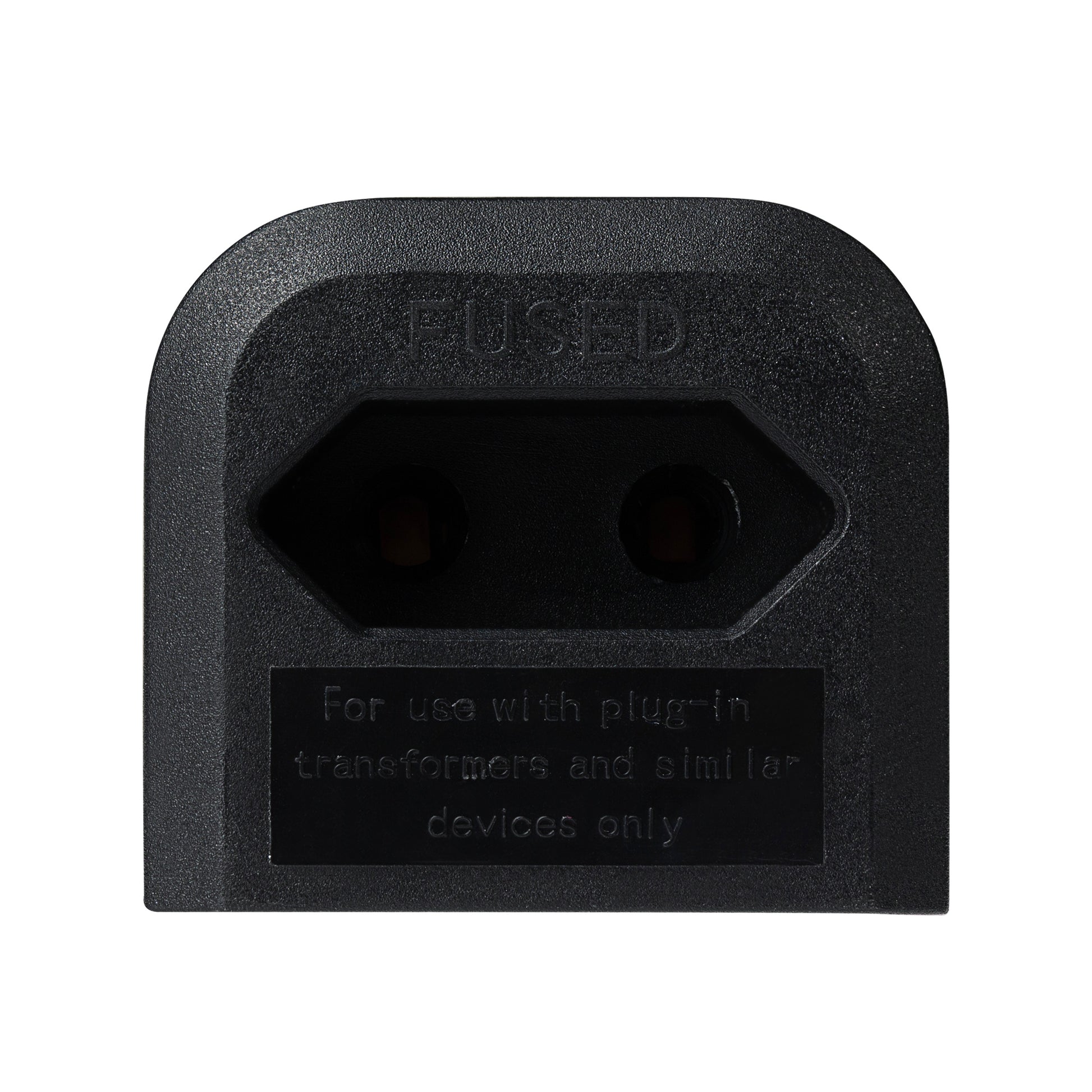 Maplin EU 2 Pin Plug to UK Mains Plug Converter with 3 Amp Fuse - Black - maplin.co.uk
