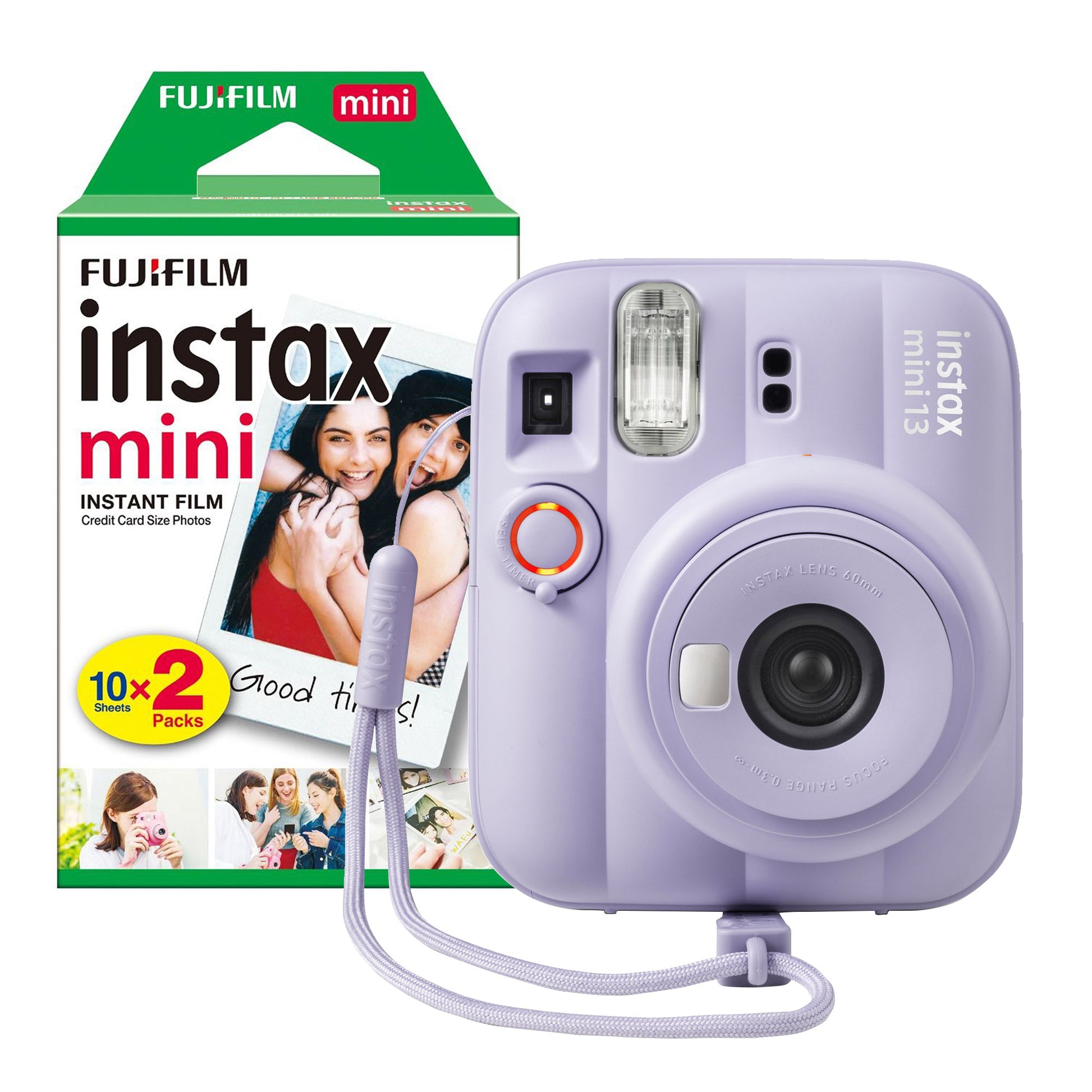 Fujifilm Instax Mini 13 Instant Camera - Dreamy Purple Camera + 20 Shot Pack
