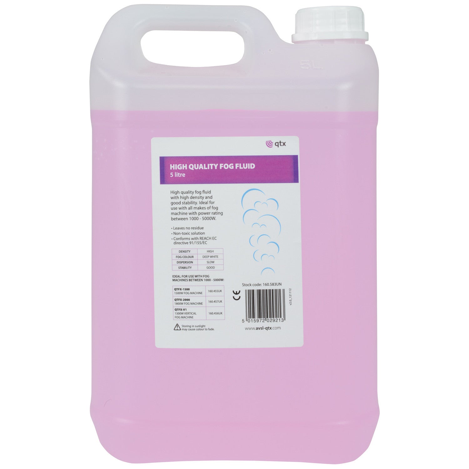 QTX High Quality Pink Fog Fluid