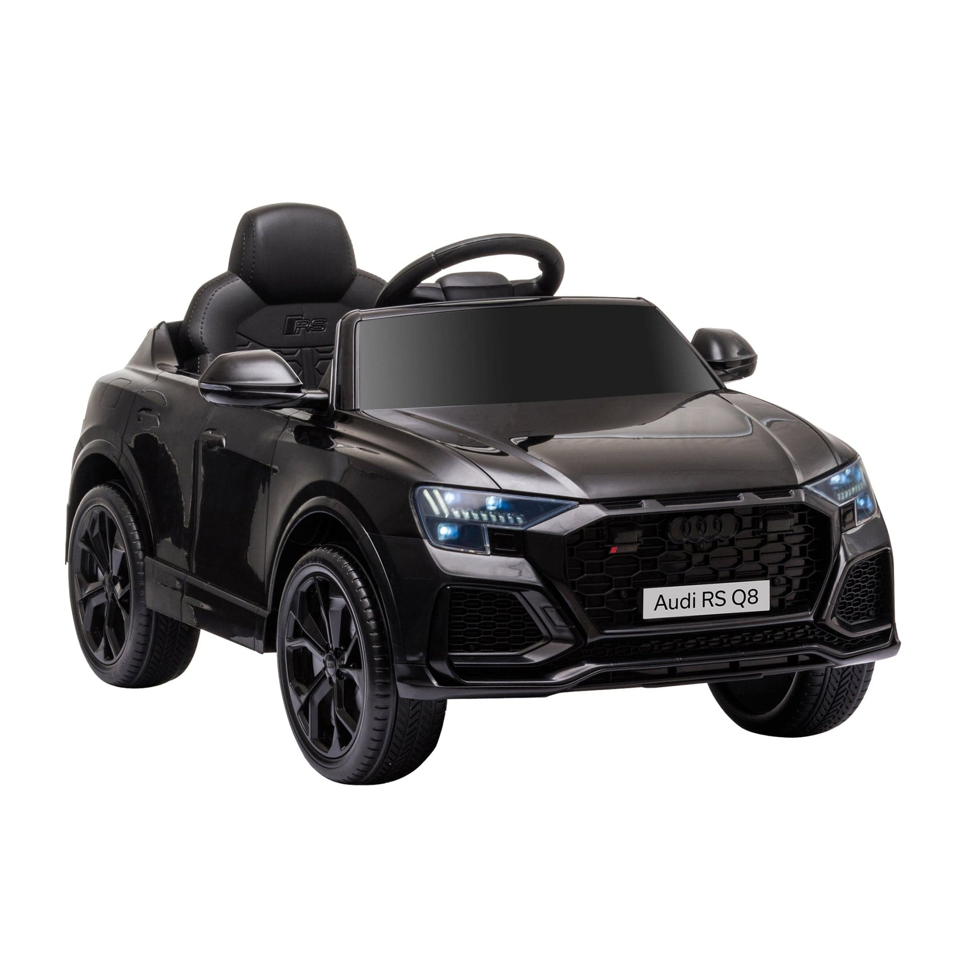 Maplin Plus Audi RS Q8 6V Kids Electric Ride On Toy Car with Remote Control, USB & Bluetooth - maplin.co.uk