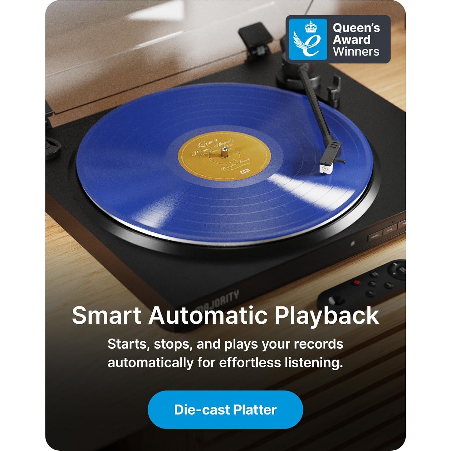 Majority Auto Automatic Bluetooth Turntable
