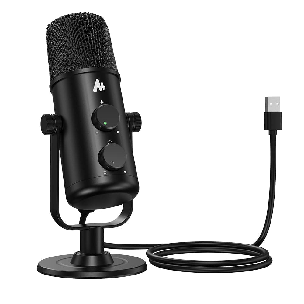 Maono USB-C Cardioid Omnidirectional Desktop Microphone - maplin.co.uk