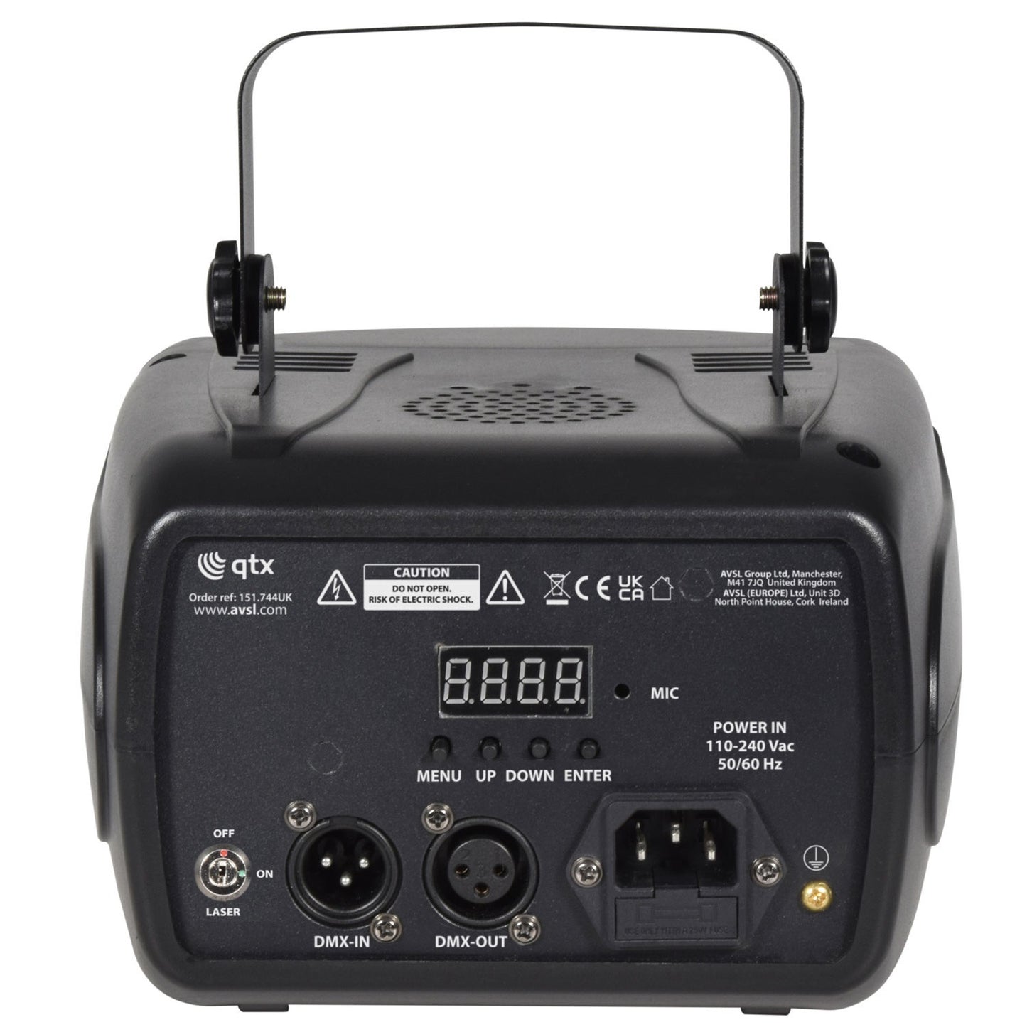QTX Butterfly Effect 3-in-1 LED & Laser Effect Light
