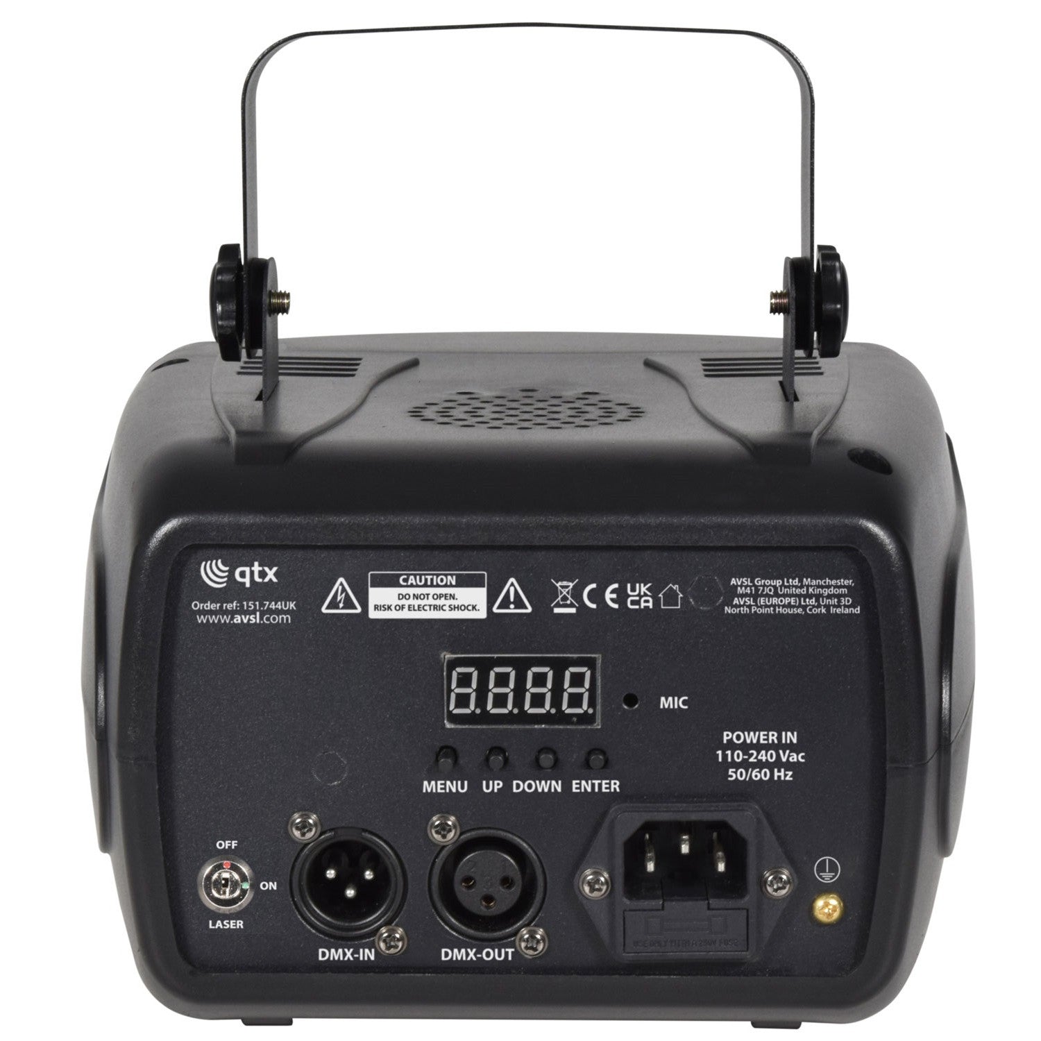 QTX Butterfly Effect 3-in-1 LED & Laser Effect Light