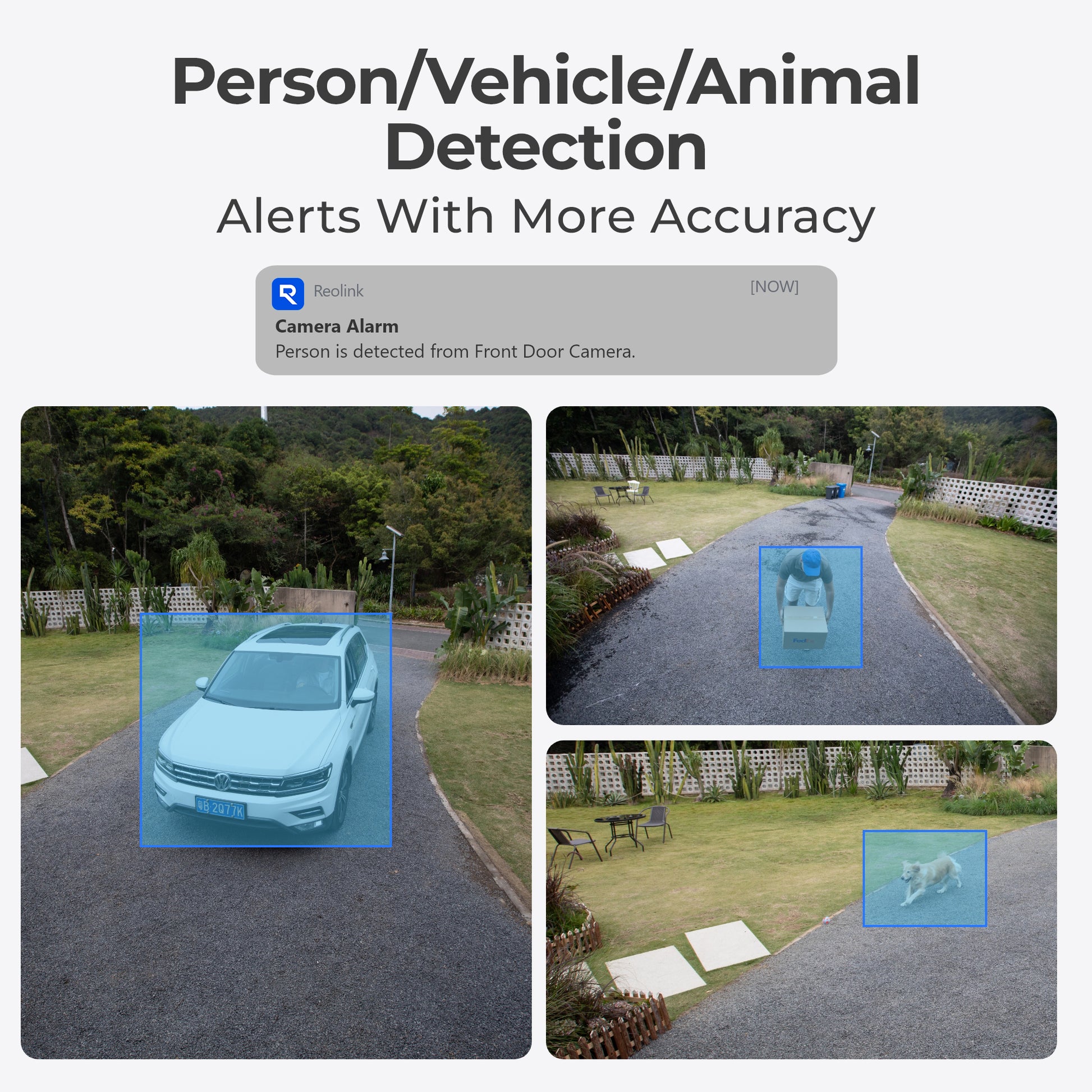 Reolink B440 4K WiFi PT Solar/Battery Security Camera with 64GB MicroSD Card