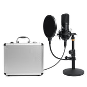 Maono USB Studio Tabletop Microphone Kit with Pop Filter & Flight Case - maplin.co.uk
