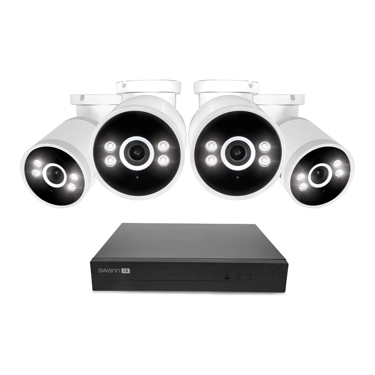 Swann AdvancedX 4K 1TB 8-Channel Wired PoE NVR CCTV with 4 Bullet Camera Kit