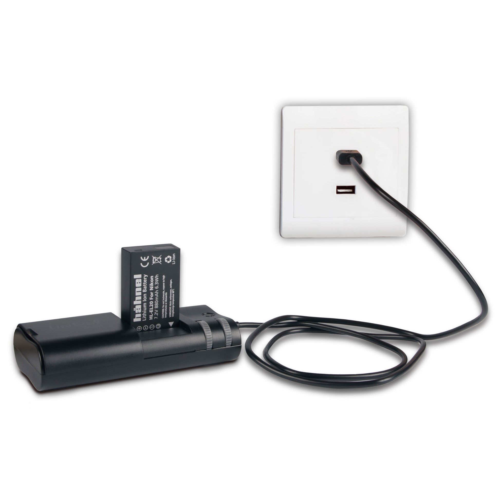 Hahnel Unipal Mini 11 Compact Universal Li-Ion USB-C Battery Charger