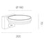 4lite Antheia Solar Sleek IP54 LED Outdoor Wall Light with Built in PIR Motion Sensor