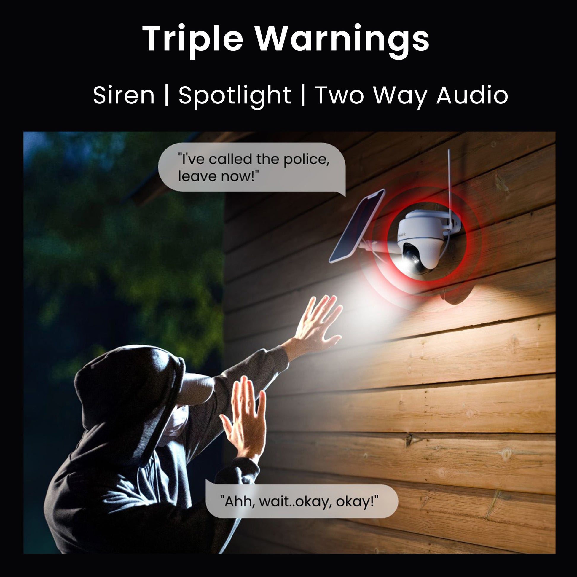 Reolink B440 4K WiFi PT Solar/Battery Security Camera with 64GB MicroSD Card