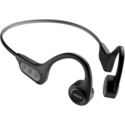 Mixx Resonate Open Ear Bone Conduction Sports Headphones - Black