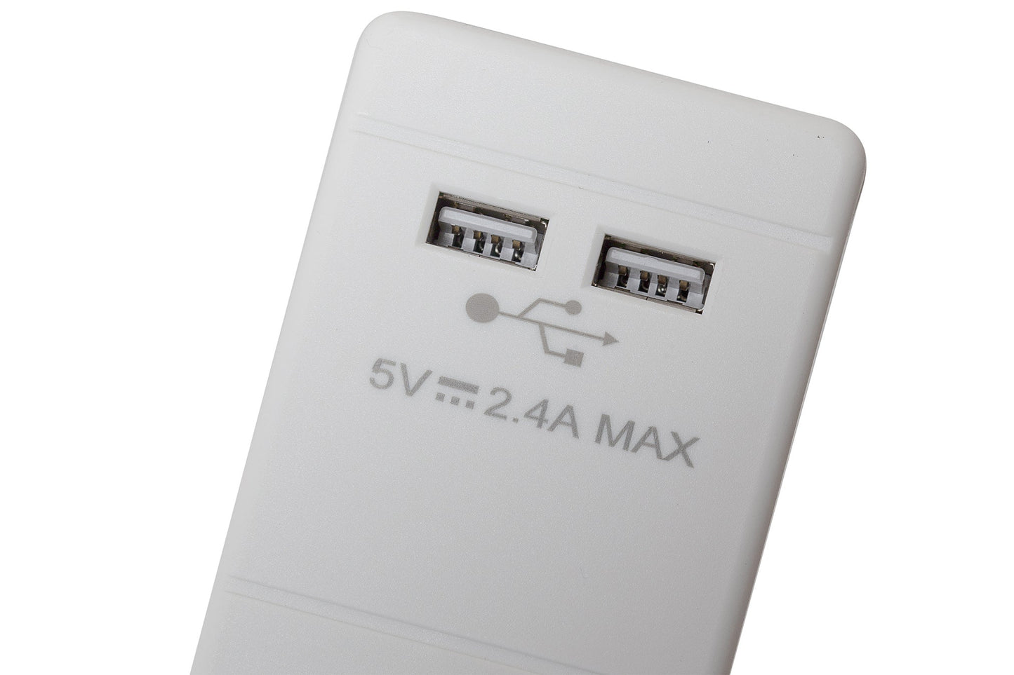SMJ 2m 4 Socket 13A plus 2x USB-A Ports Extension Cable Lead - maplin.co.uk