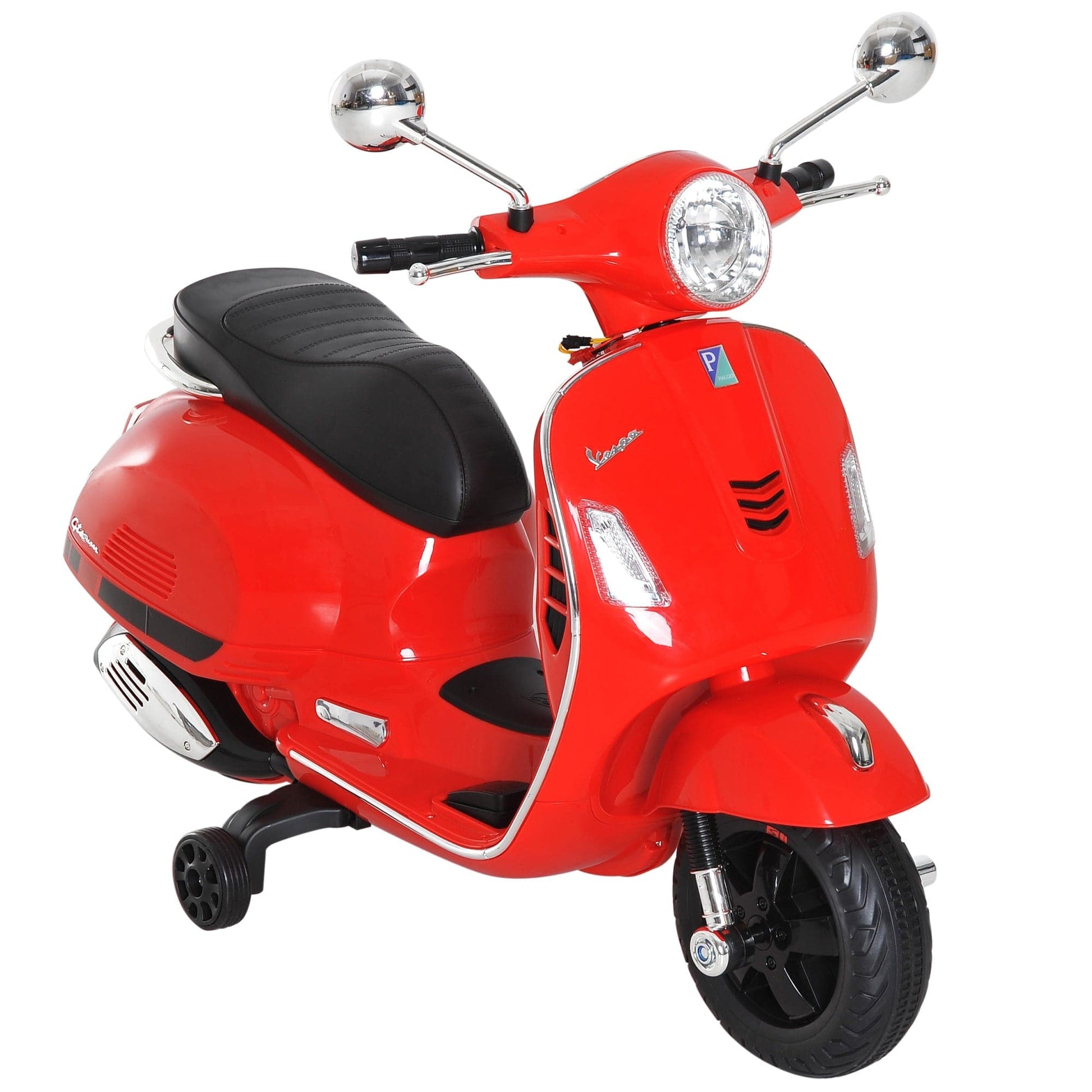 Maplin Plus Kids Ride On 6V Vespa Motorcycle with LED Lights - maplin.co.uk