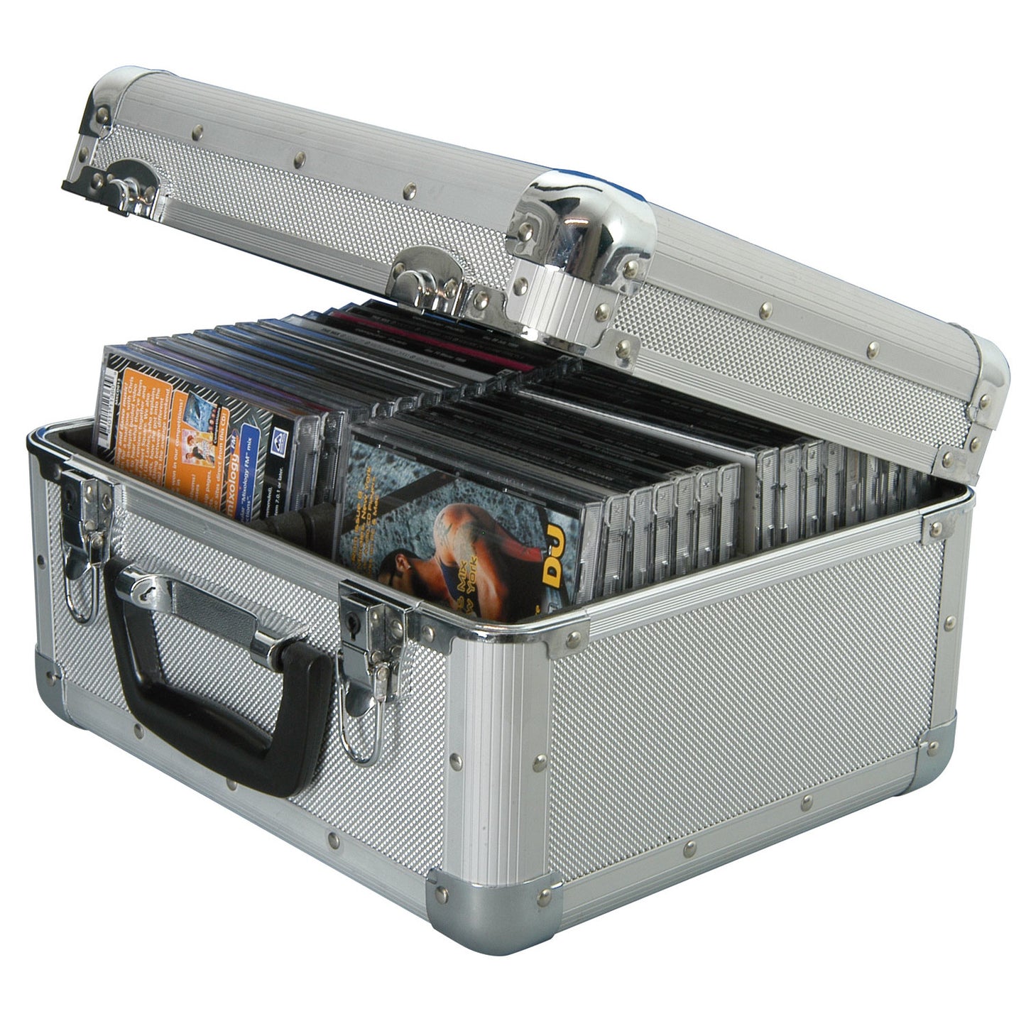 Citronic Aluminium CD Flight Case 40 CDs