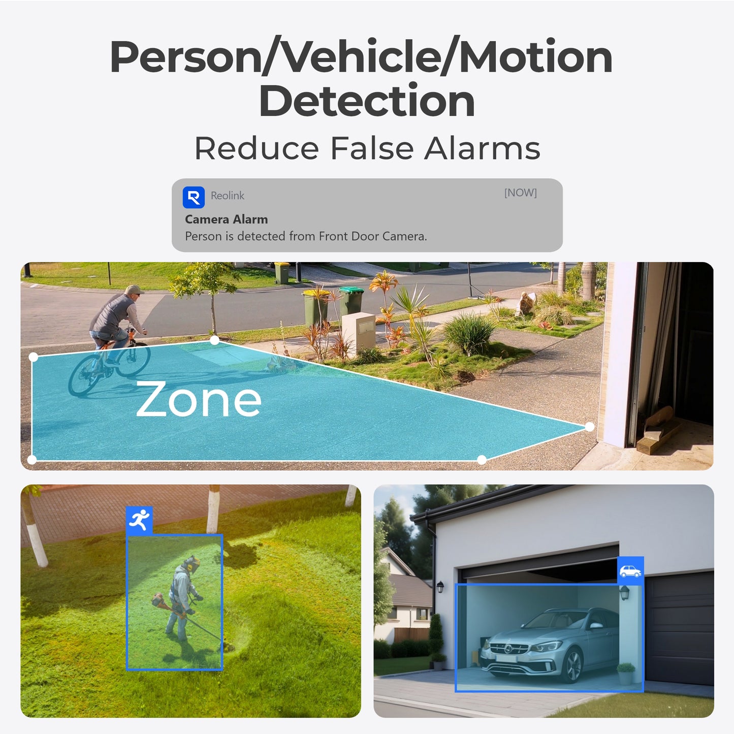 Reolink Argus Series 2K 3MP Battery WiFi Outdoor Security Camera with Solar Panel & 64GB microSD Card