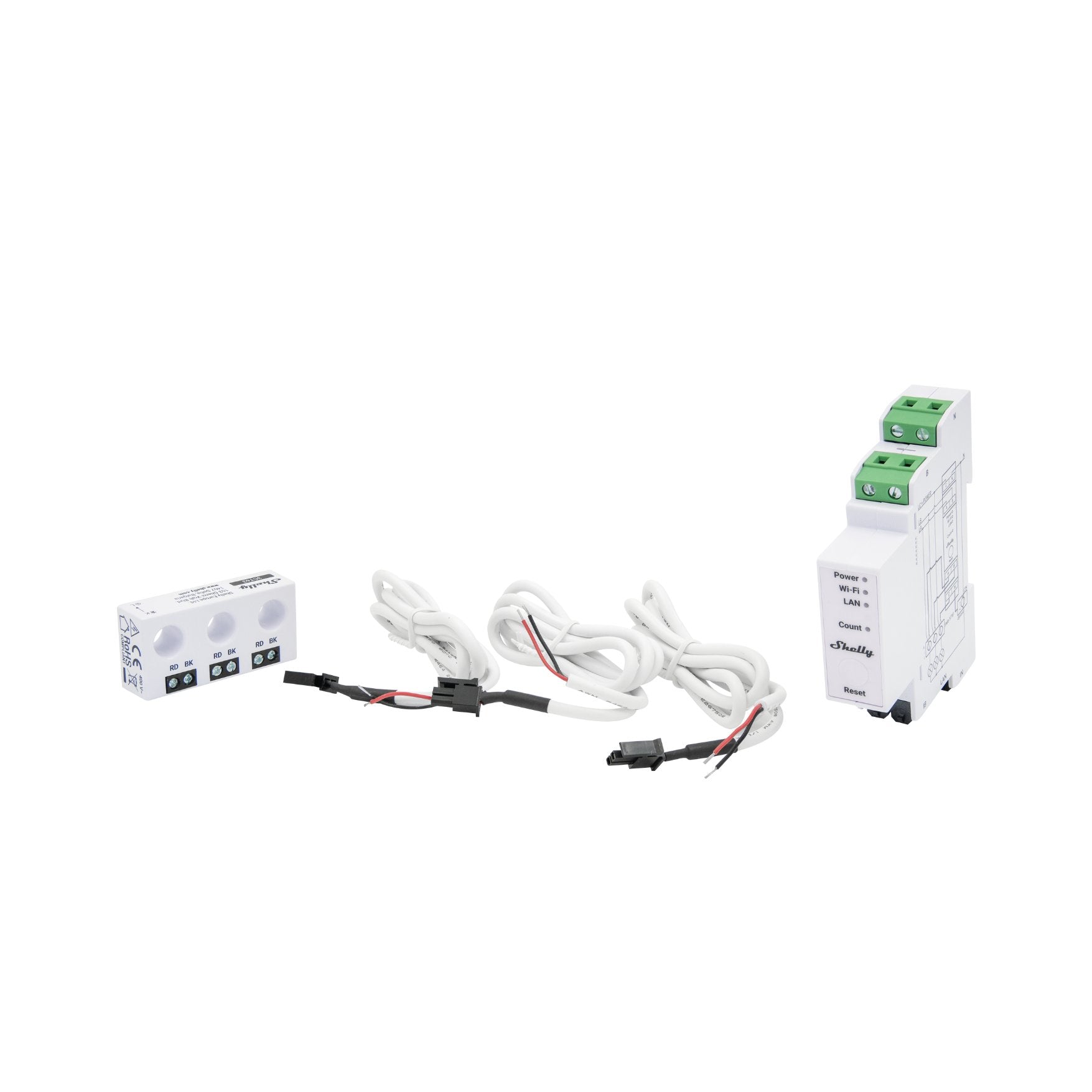 Shelly Pro 3EM 3CT63 Compact DIN-Mountable 3-Phase 63A Energy Meter