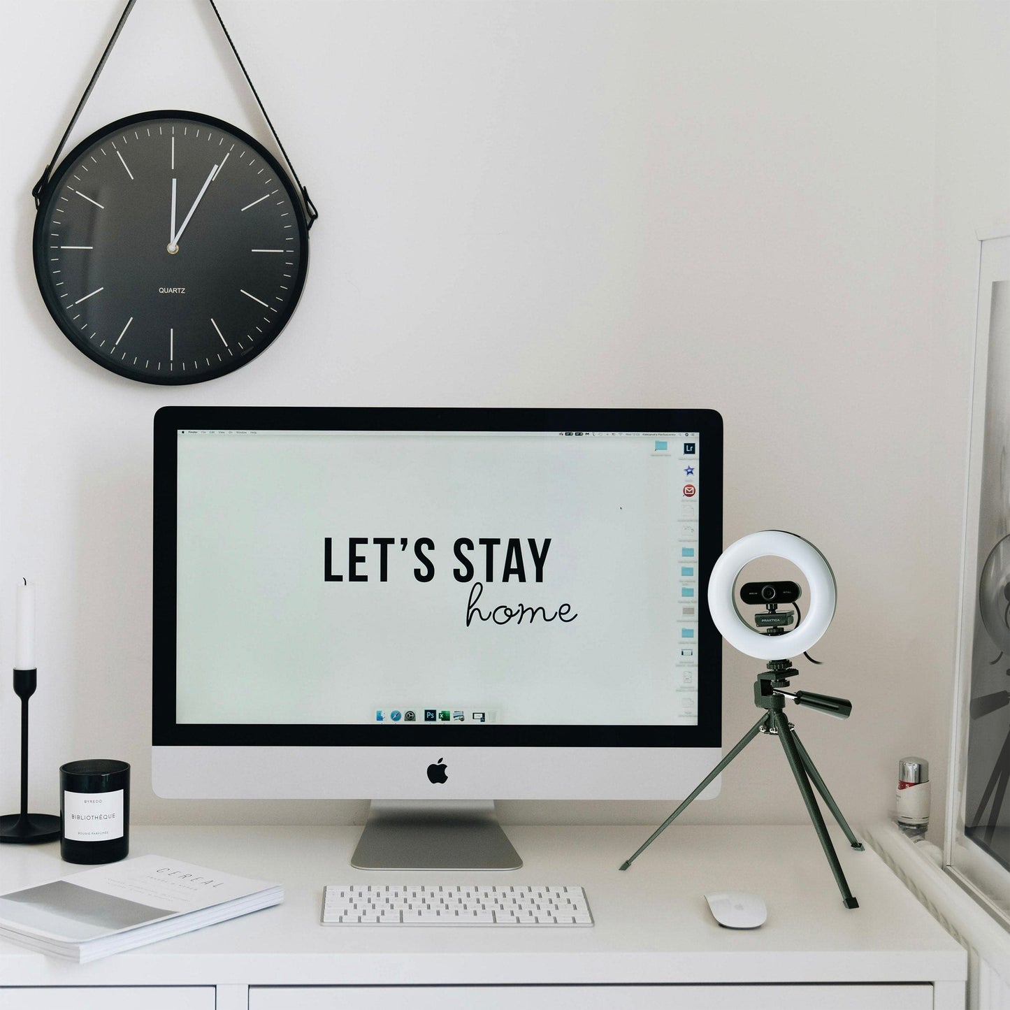PRAKTICA Full HD Webcam, Ring Light & Tripod Kit