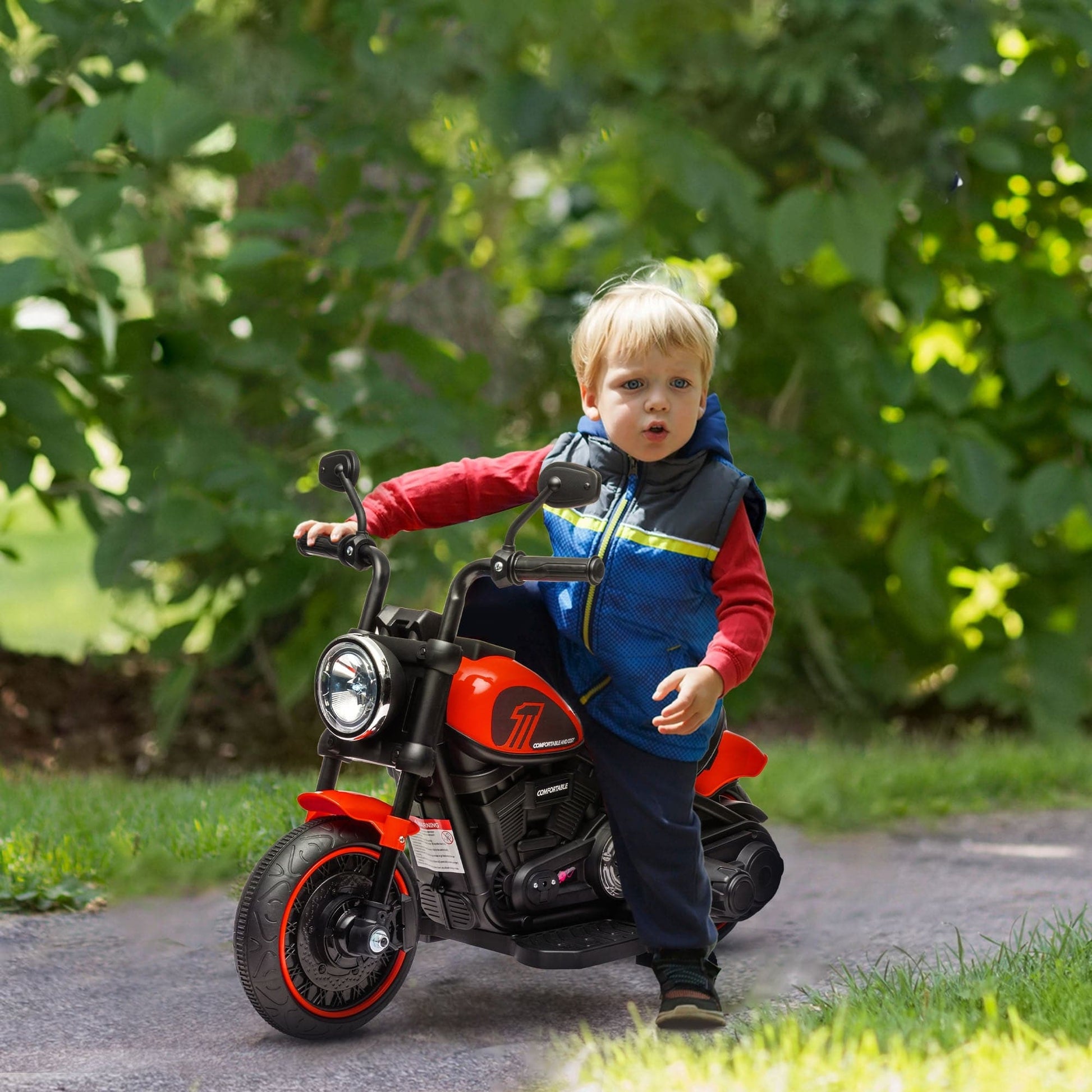 Maplin Plus 6V Electric Motorbike with Training Wheels & One-Button Start - maplin.co.uk