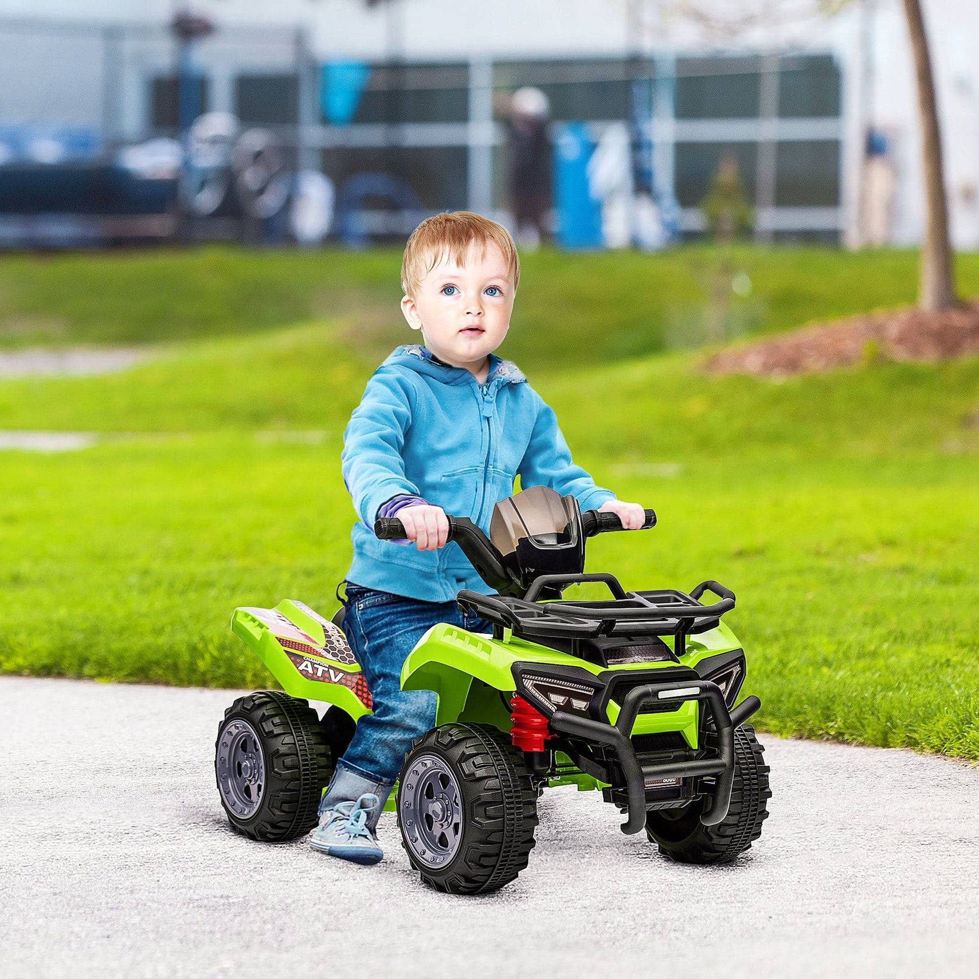 Maplin Plus 6V Kids Electric Ride on Toy ATV Quad Bike with Music & Headlights for 18-36 Months - maplin.co.uk