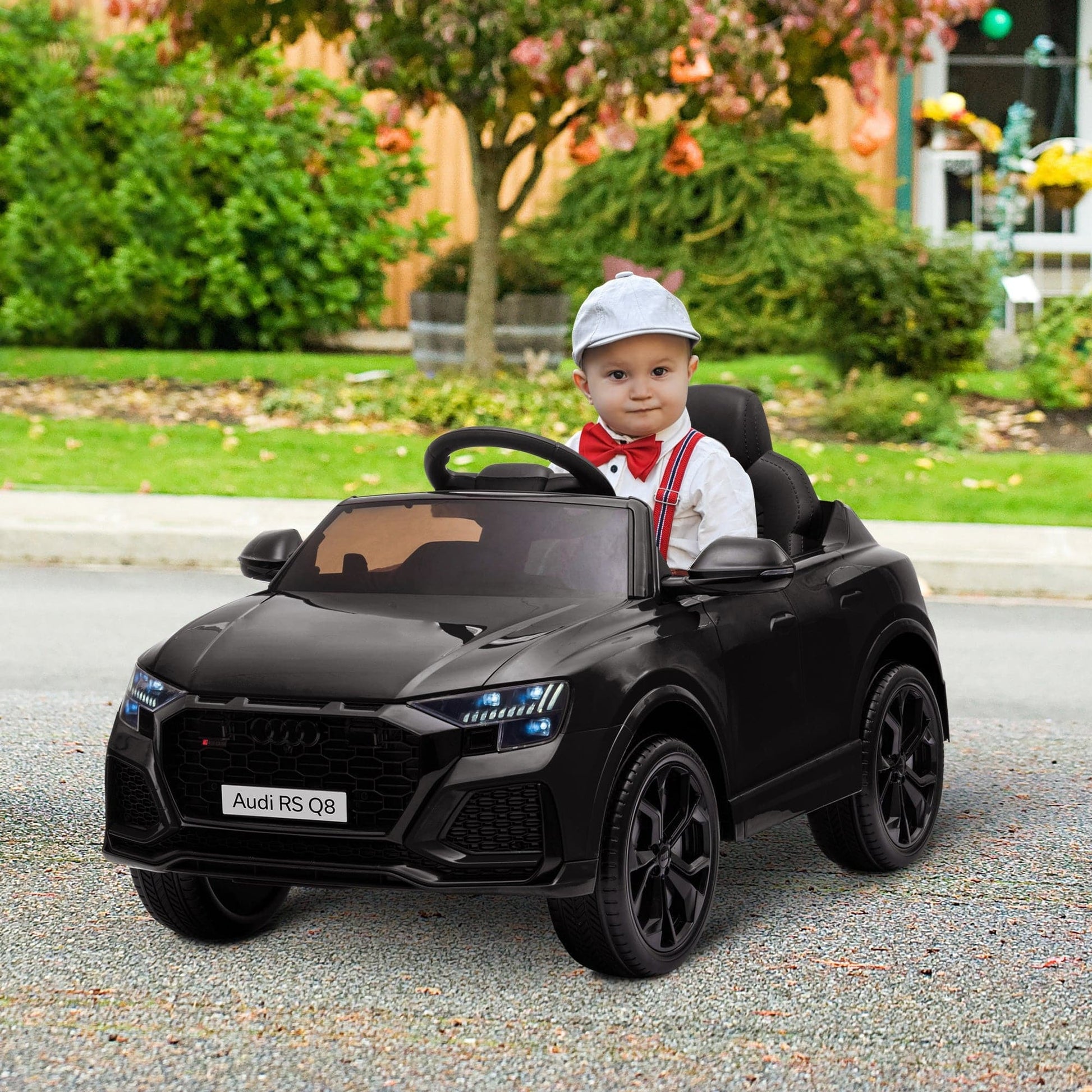 Maplin Plus Audi RS Q8 6V Kids Electric Ride On Toy Car with Remote Control, USB & Bluetooth - maplin.co.uk