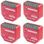 Shelly 1PM Gen4 WiFi/Zigbee-Operated Smart Switch with Power Monitoring (1 channel, 16A) Pack of 4