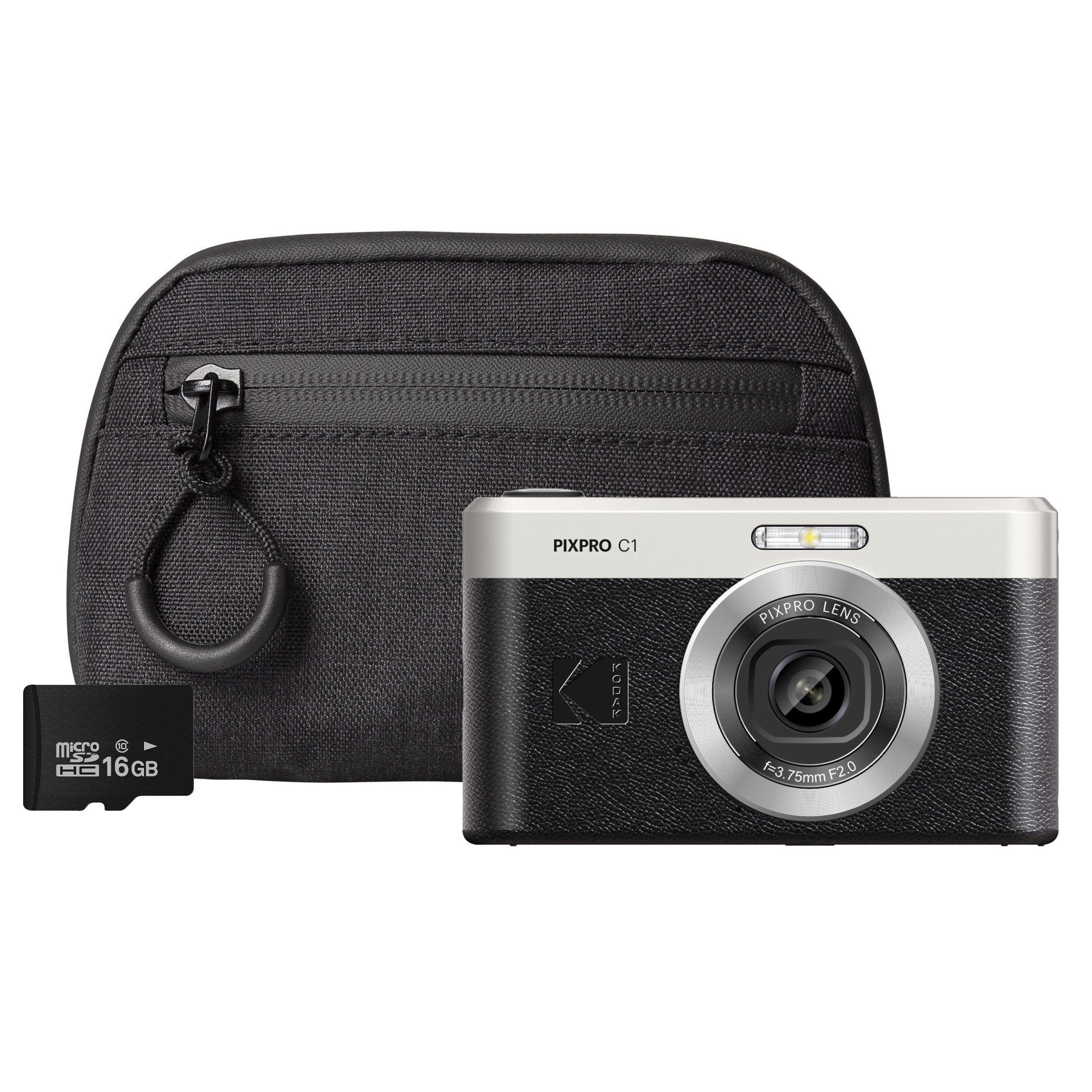Kodak PIXPRO C1 13MP 4x Digital Zoom Compact Camera - Black