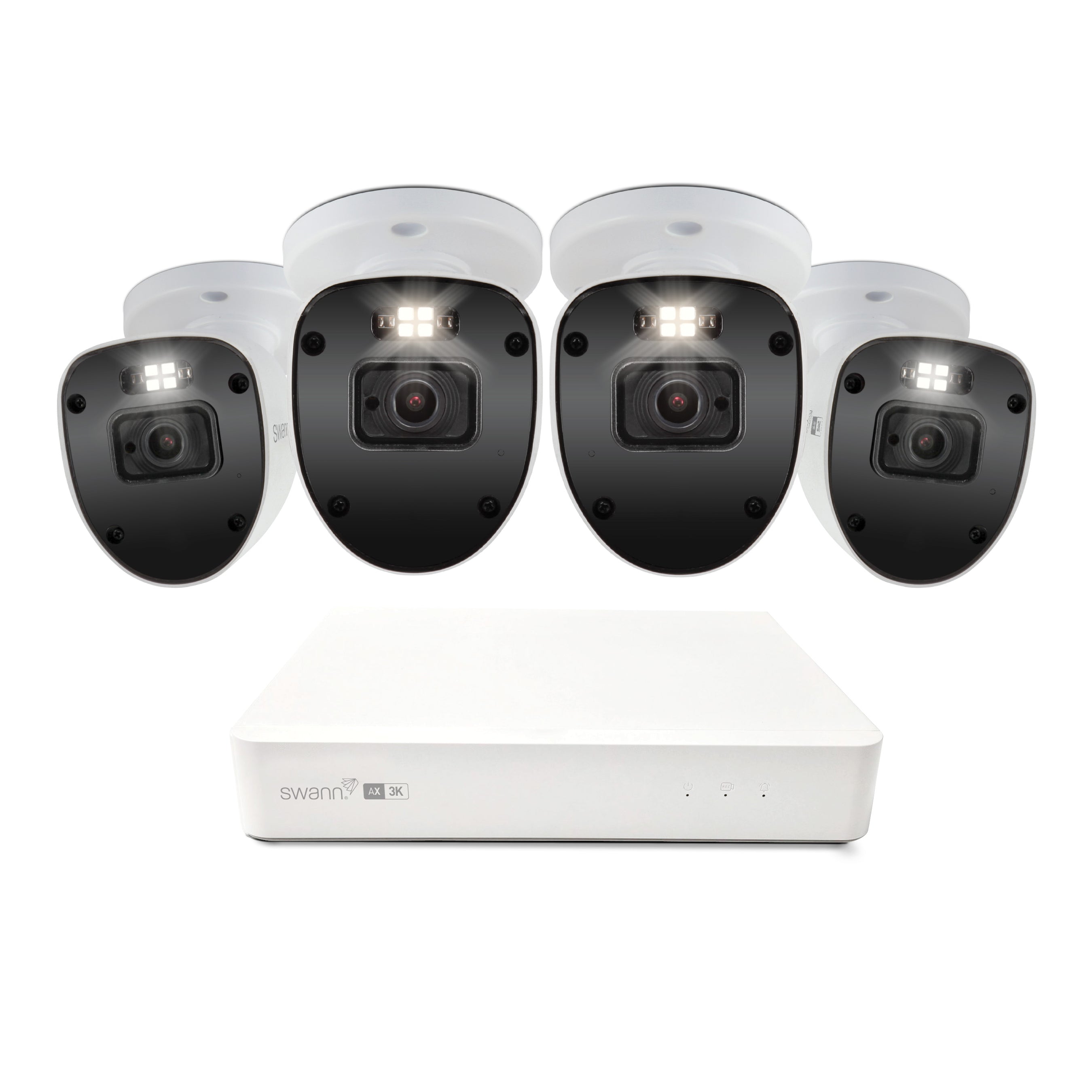 Swann AdvancedX 5MP 1TB 8-Channel Wired PoE NVR CCTV with 4 Bullet Camera Kit