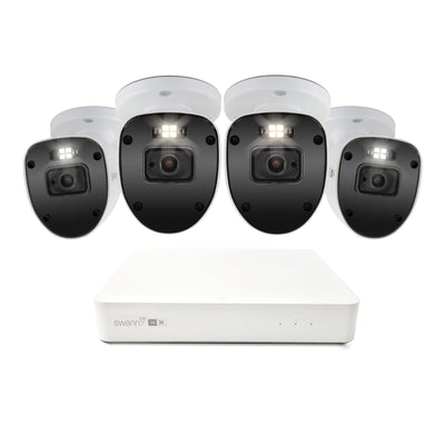 Swann AdvancedX 5MP 1TB 8-Channel Wired PoE NVR CCTV with 4 Bullet Camera Kit