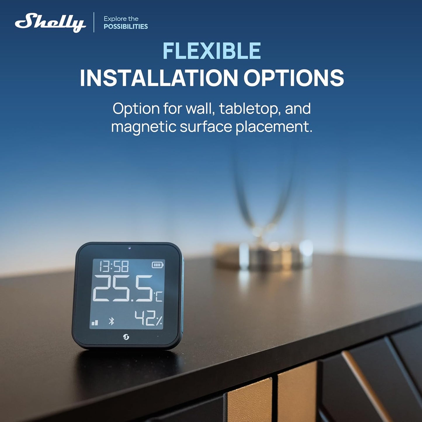Shelly BLU H&T Heat/Humidity Display