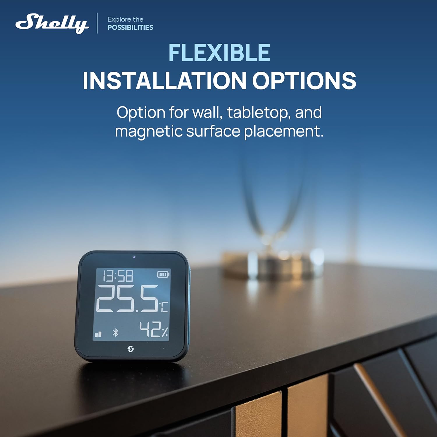 Shelly BLU H&T Heat/Humidity Display