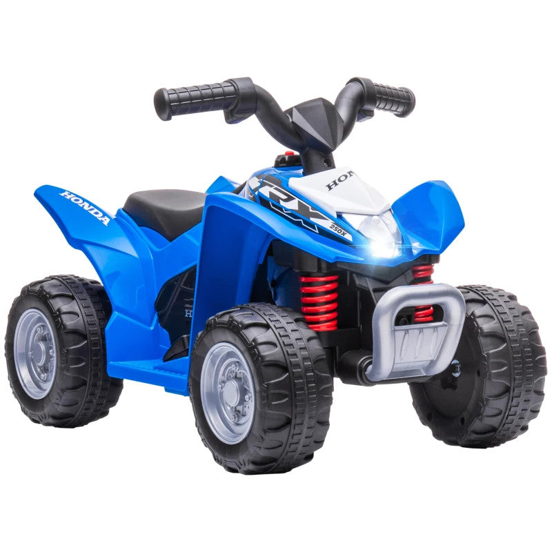 Maplin Plus AIYAPLAY Honda Licensed 6V Electric Ride On Kids Toy ATV Quad Bike with LED Lights & Horn for 1.5-3 Years