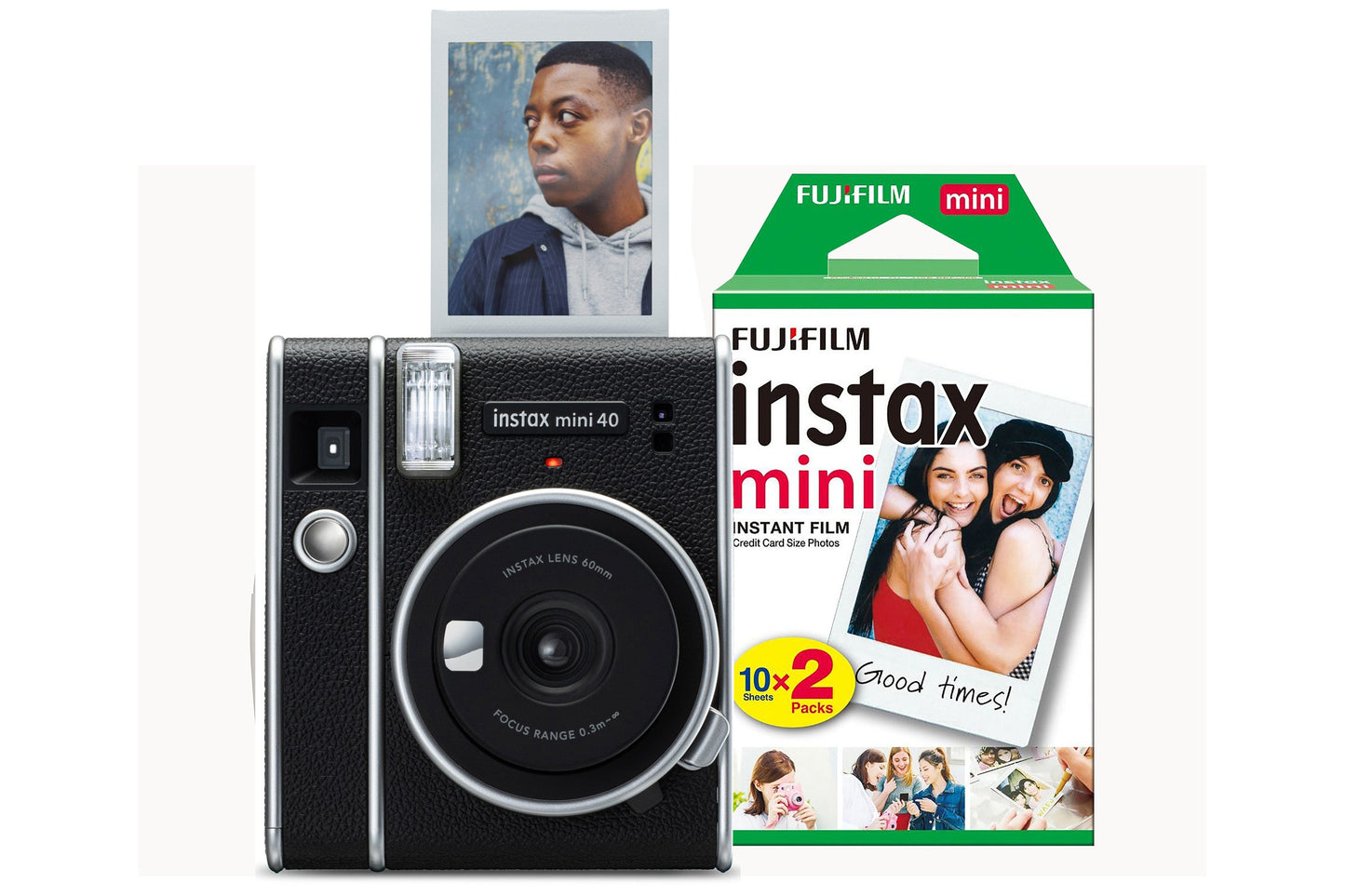 Fujifilm Instax Mini 40 Instant Camera - Black - maplin.co.uk