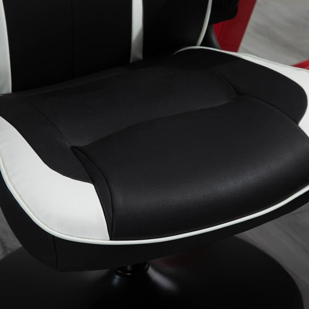 Maplin Plus Faux Leather Ergonomic Adjustable Gaming Chair with Pedestal Base - maplin.co.uk