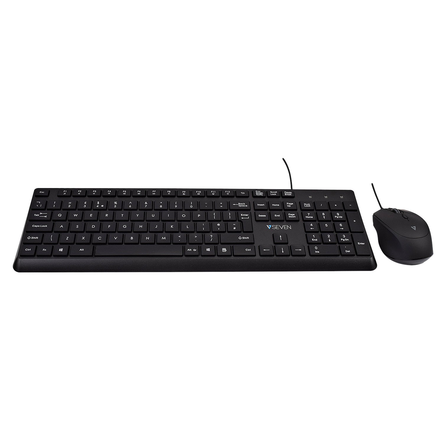 V7 USB Wired Keyboard & Mouse Set